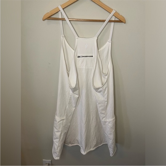 NEW Free People FP Movement Hot Shot Mini Dress in ivory white cream - Picture 9 of 9